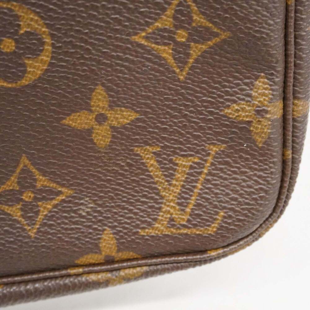Louis Vuitton Monogram Pochette Accessoires M51980 Brown Women's Bag/Pouch - Picture 16 of 16